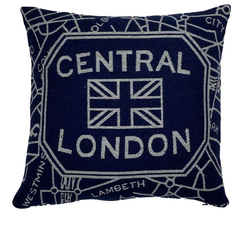 London Map Wool Pillow Case London Map active Dry clean or hand wash Faribault Full Price