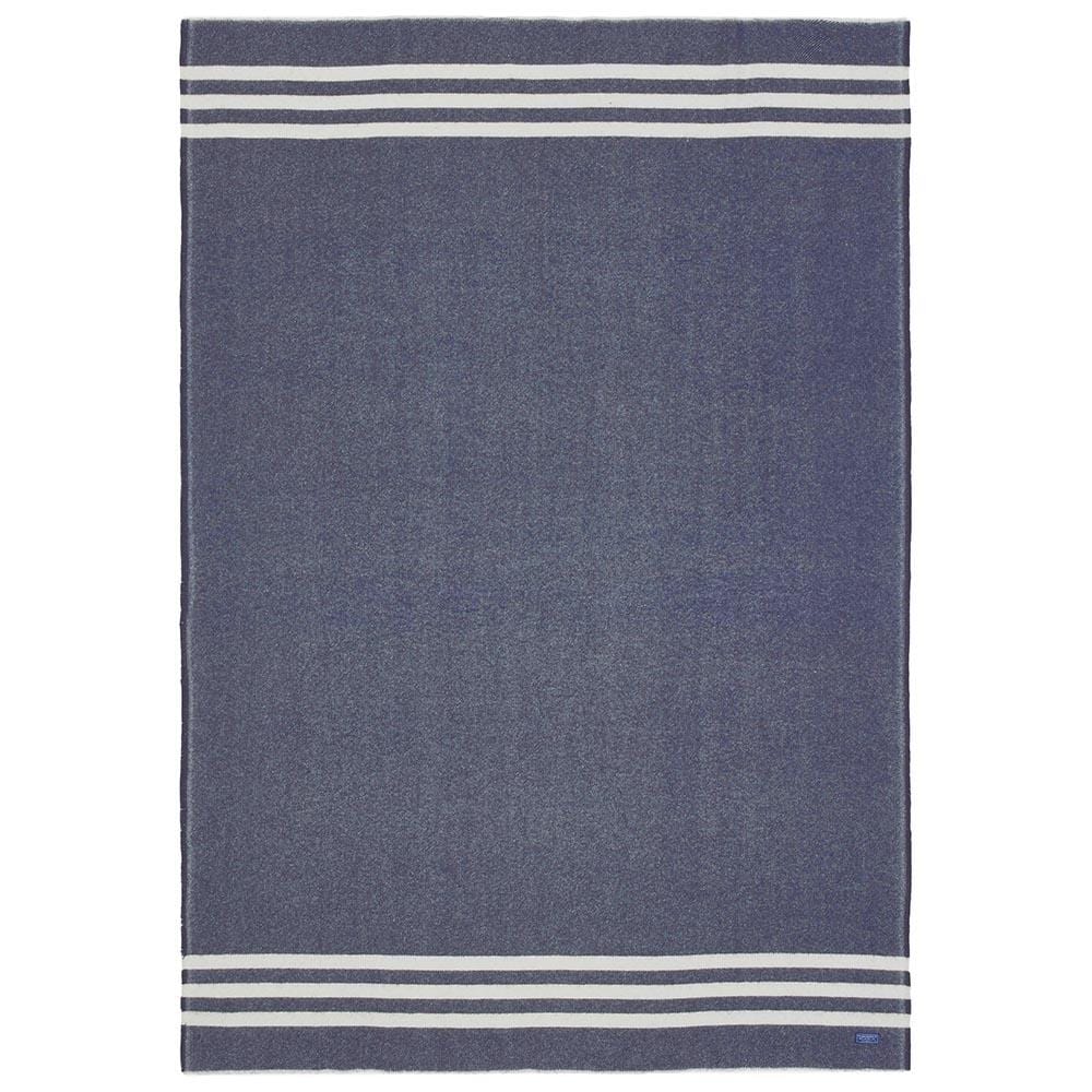 Factory Second Trapper Wool Throw - Navy active Factory Second Trapper Wool Throw Faribault machine washable