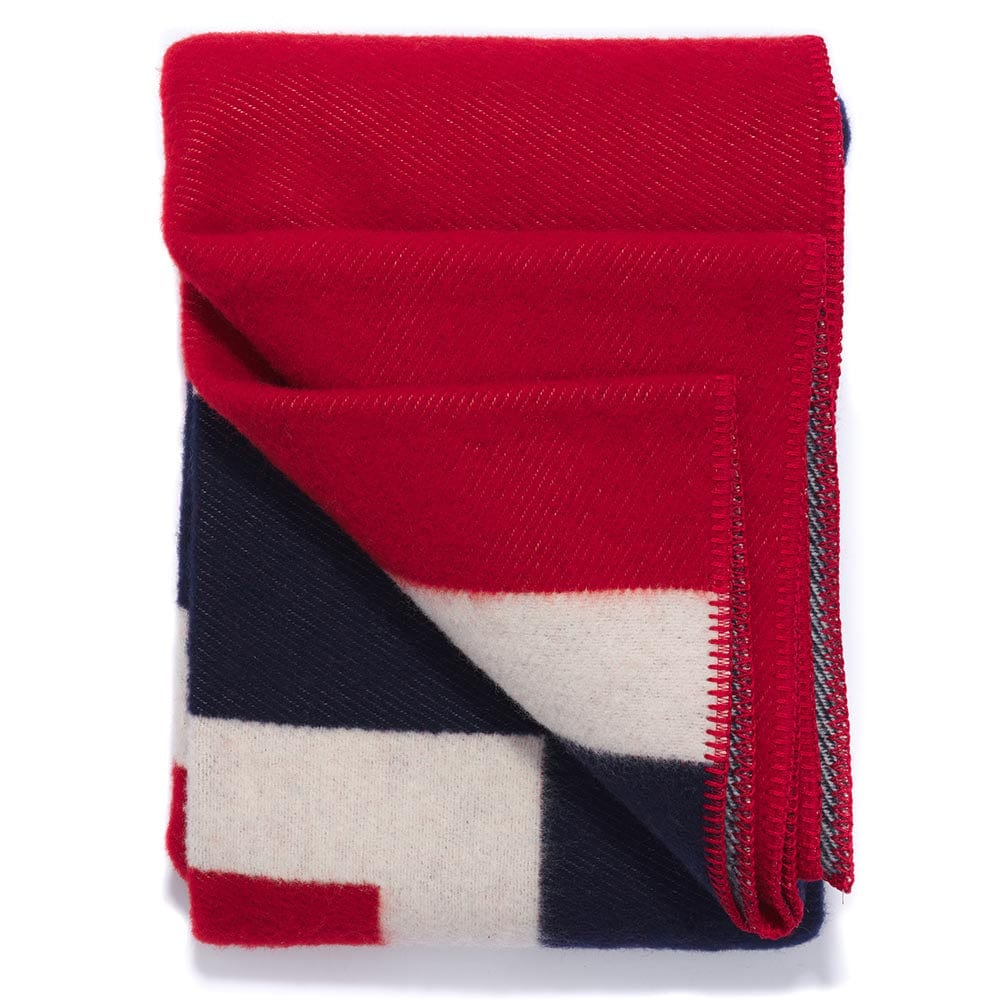 Factory Second Norwegian Flag Wool Throw active Dry clean or hand wash Great Flags