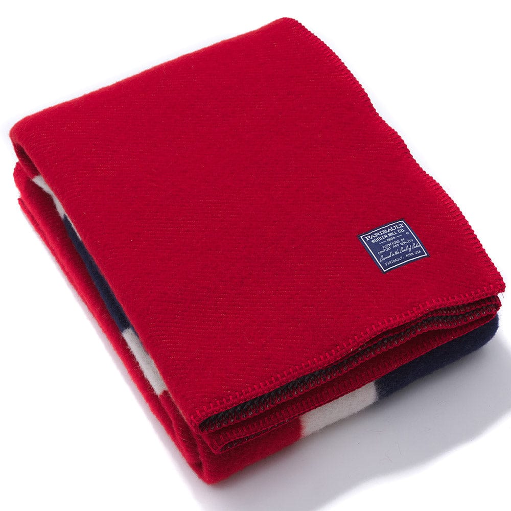 Factory Second Norwegian Flag Wool Throw active Dry clean or hand wash Great Flags