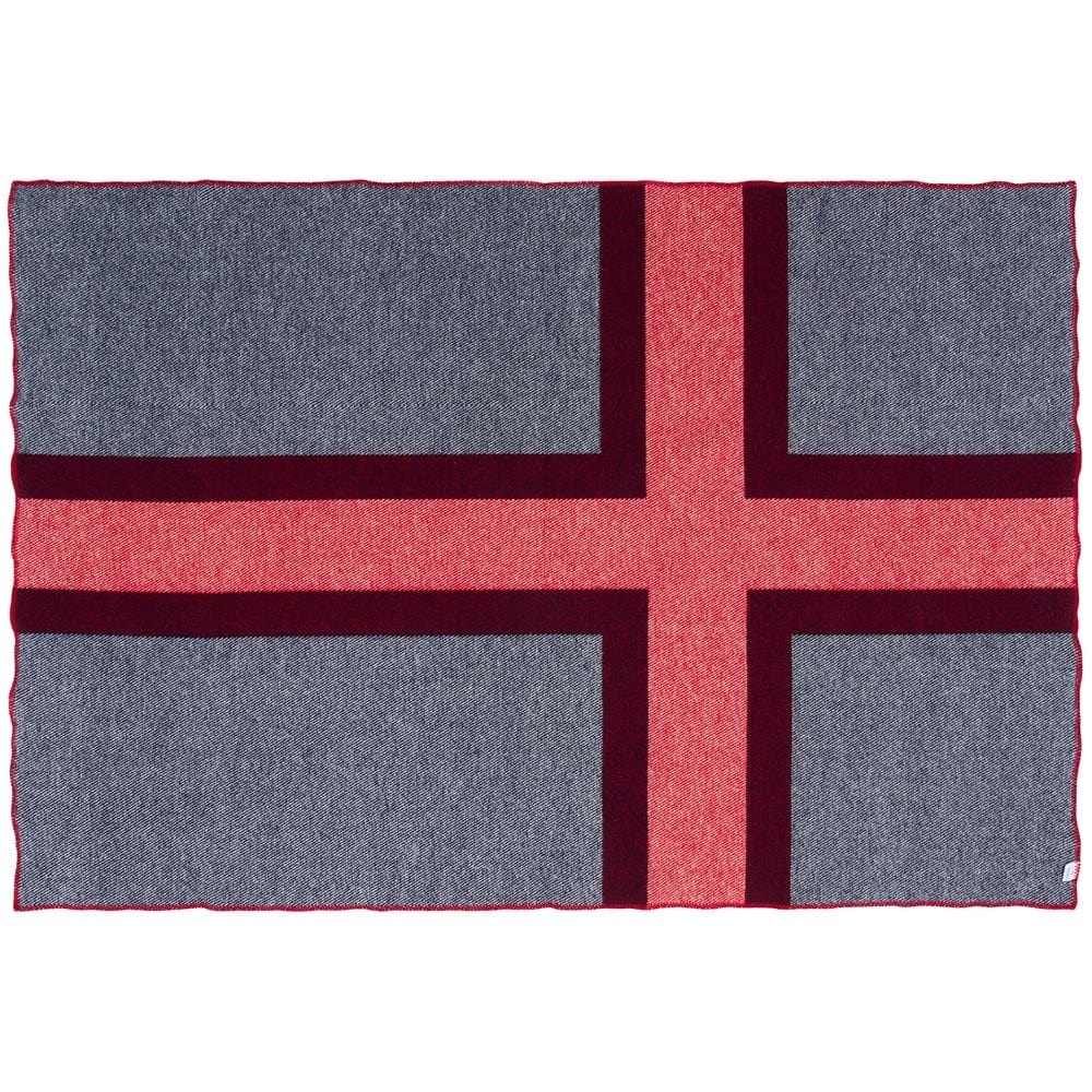 Norwegian Flag Wool Throw active Current Dry clean or hand wash Faribault Full Price Great Flags New Lower Price