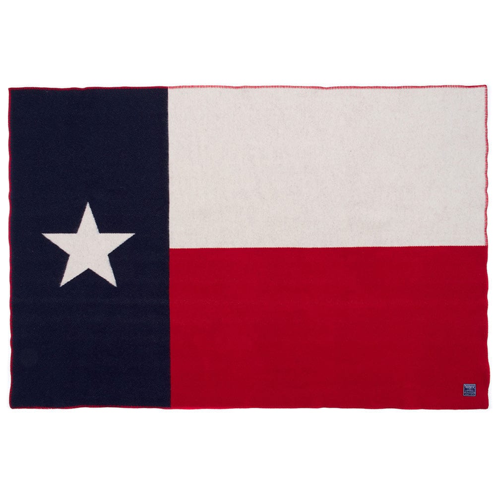 Texas Flag Wool Throw 42" x 65" active Current Dry clean or hand wash Faribault Full Price Great Flags New Lower Price